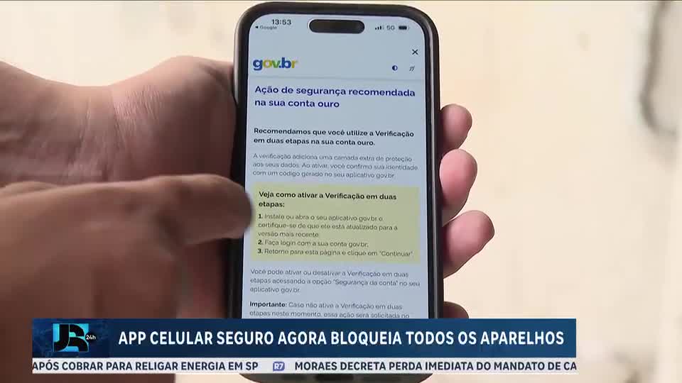 ‘Celular Seguro’ passa a bloquear aparelhos que não tem o aplicativo instalado