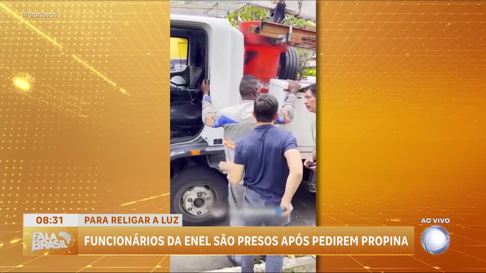 Funcionários da Enel são presos por cobrar para religar energia