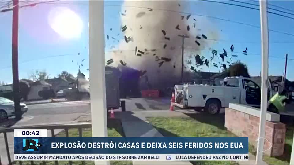 Explosão por vazamento de gás fere seis pessoas nos EUA