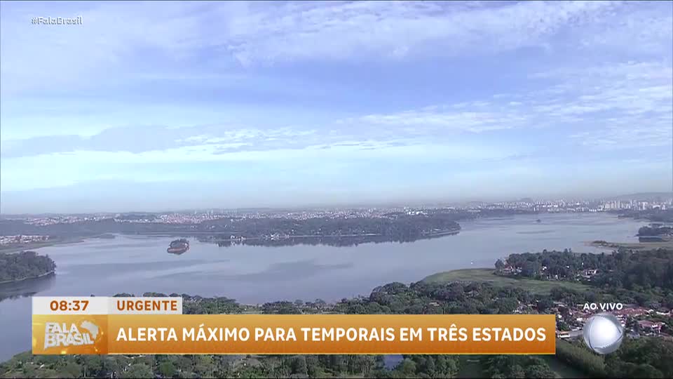 Frente fria traz risco de temporais em parte do Brasil