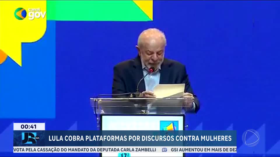 Presidente Lula cobra responsabilização das 'big techs' por discursos de ódio