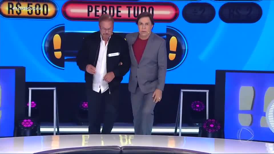 ‘Eu vou embora’, brinca Kadu Moliterno após dar azar na escolha da moeda