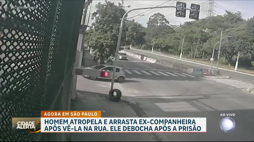 Mulher é atropelada e arrastada pelo namorado após discussão na zona leste de São Paulo