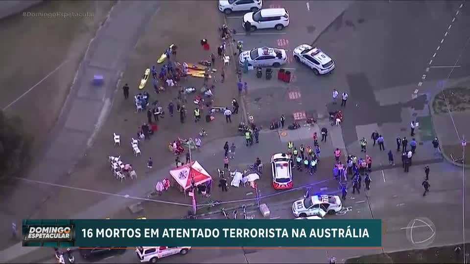Ataque terrorista em praia australiana deixa 16 mortos