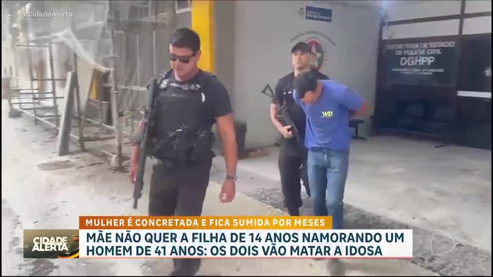 Adolescente de 14 anos mata a mãe e concreta o corpo com ajuda do namorado de 41