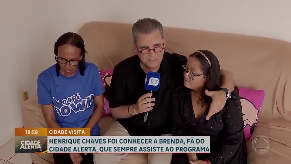 Cidade Visita: telespectadora realiza sonho e recebe visita especial de Henrique Chaves
