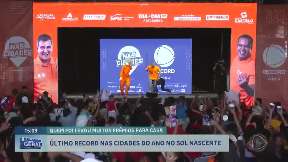 RECORD nas Cidades encerra o ano com festa, serviços e prêmios no Sol Nascente (DF)