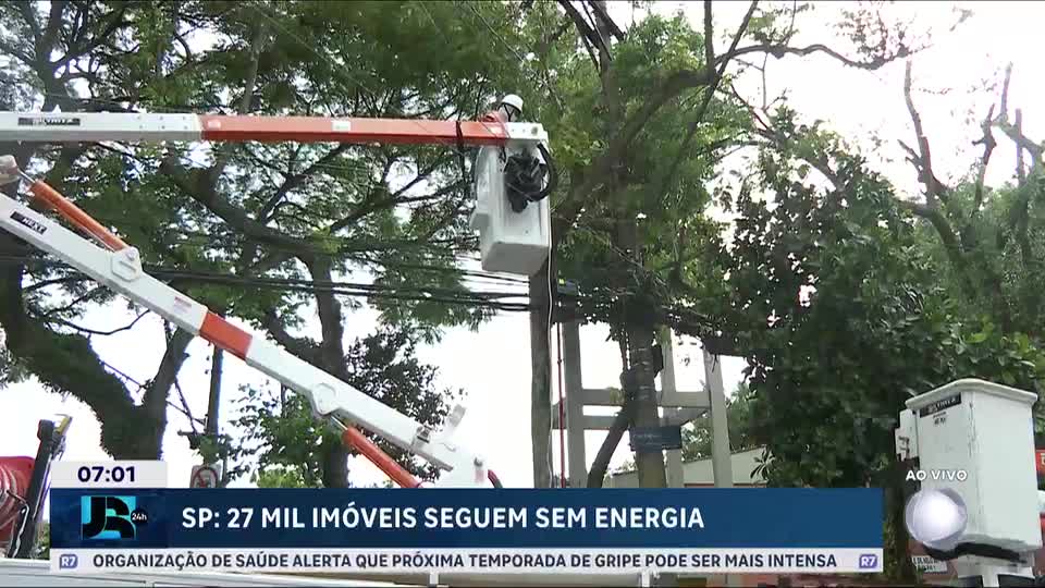Enel restabelece energia para 99% dos clientes na Grande São Paulo
