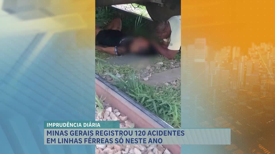 Acidentes em linhas de trem aumentam alerta em Minas Gerais