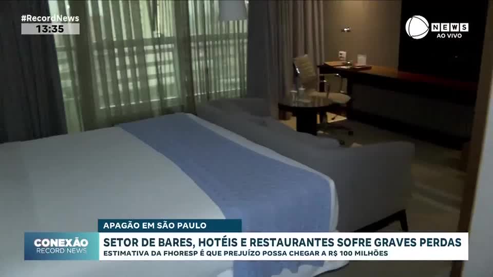 Setor de bares, hotéis e restaurantes sofre grave perdas com apagão em SP