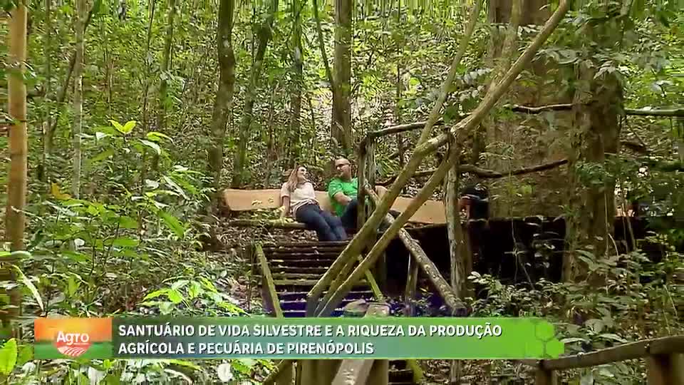 Santuário de vida silvestre e a riqueza da produção agrícola e pecuária de Pirenópolis (GO)