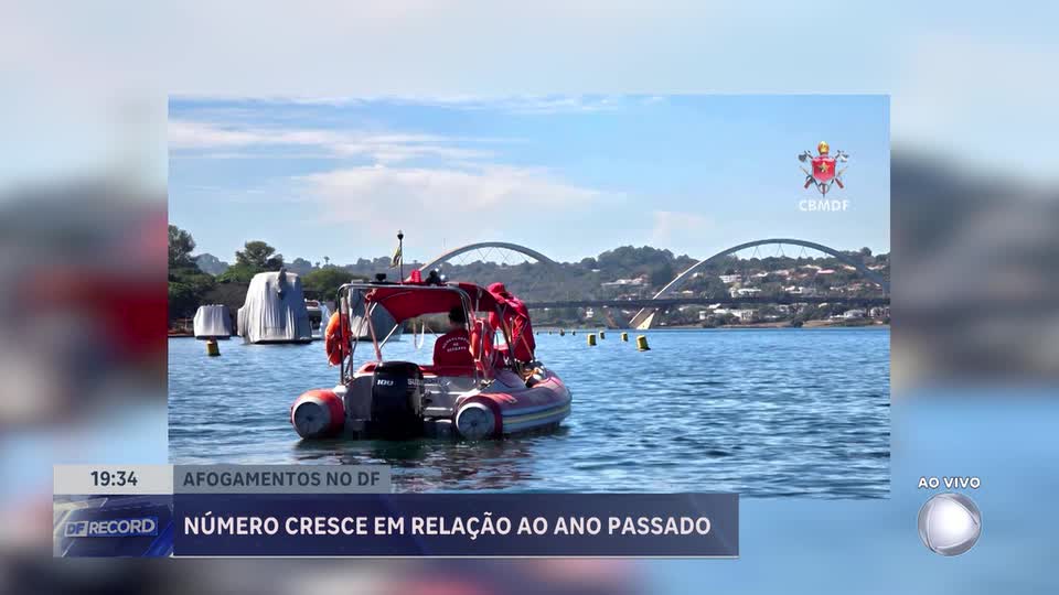 Corpo de Bombeiros alerta sobre riscos de afogamentos no DF durante as férias escolares
