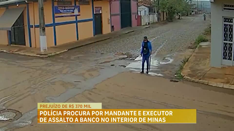 Polícia procura por mandante e executor de assalto a banco em Minas Gerais