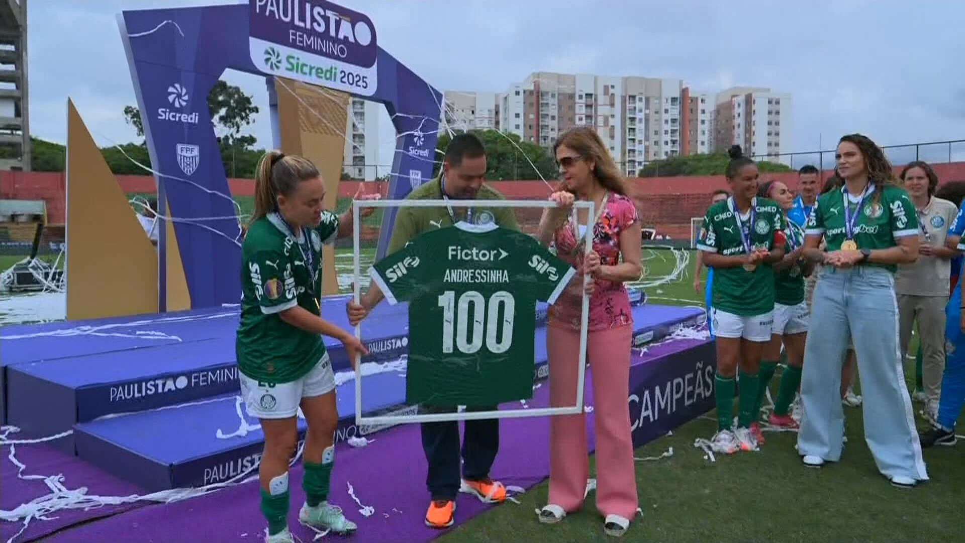 Andressinha completa 100 jogos com o Palmeiras