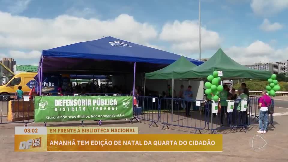 Última edição do ano da Quarta do Cidadão acontece nesta quarta-feira em Brasília