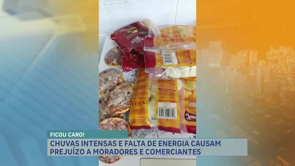 Comerciantes enfrentam prejuízos por quedas de energia após temporal na região da Pampulha