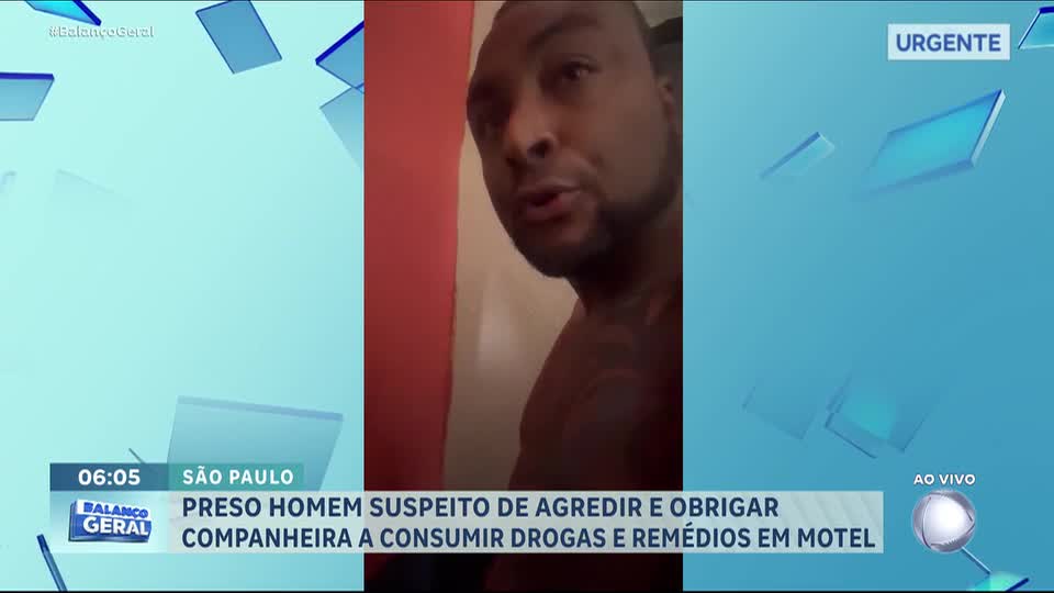 Homem é preso suspeito de agredir companheira e forçá-la a consumir drogas em São Paulo