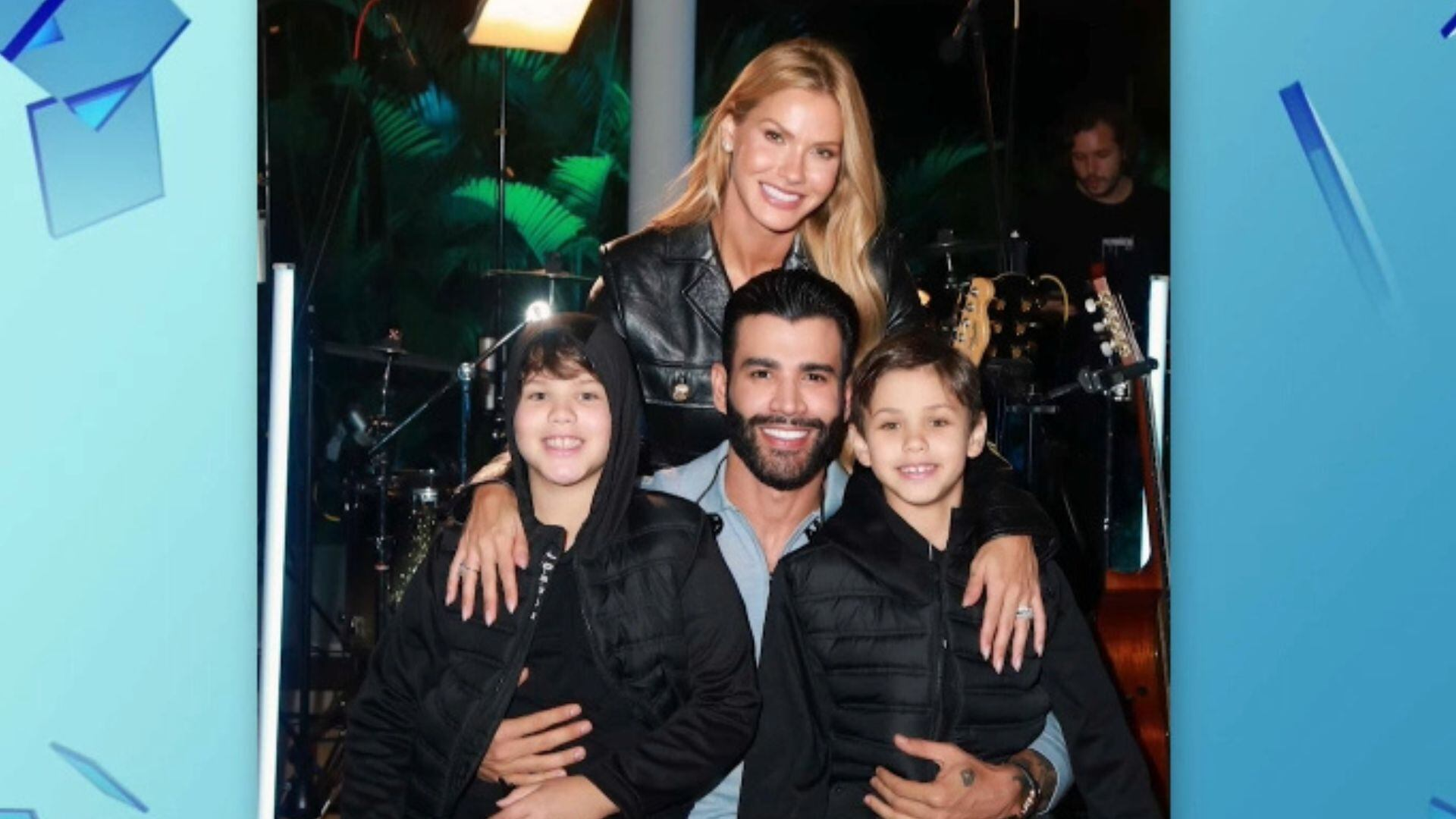 Gusttavo Lima recebe proposta para realizar sonho dos filhos de andar de ônibus