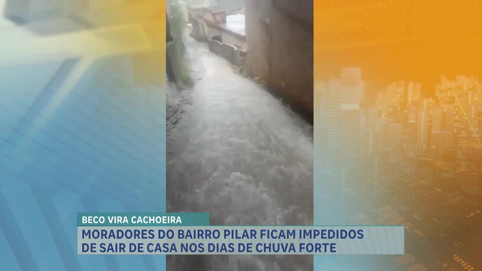 Moradores de Belo Horizonte ficam impedidos de sair de casa nos dias de chuva forte