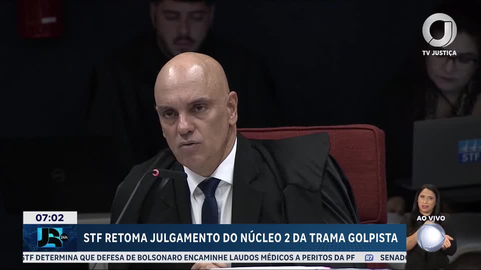 STF retoma julgamento do núcleo 2 da trama golpista