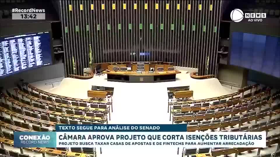 Câmara aprova projeto que corta isenções tributárias