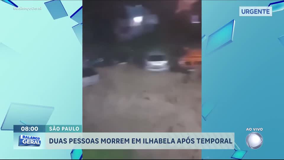 Duas pessoas morrem após temporal em Ilhabela (SP)