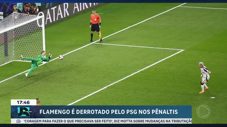 Flamengo é derrotado pelo PSG nos pênaltis