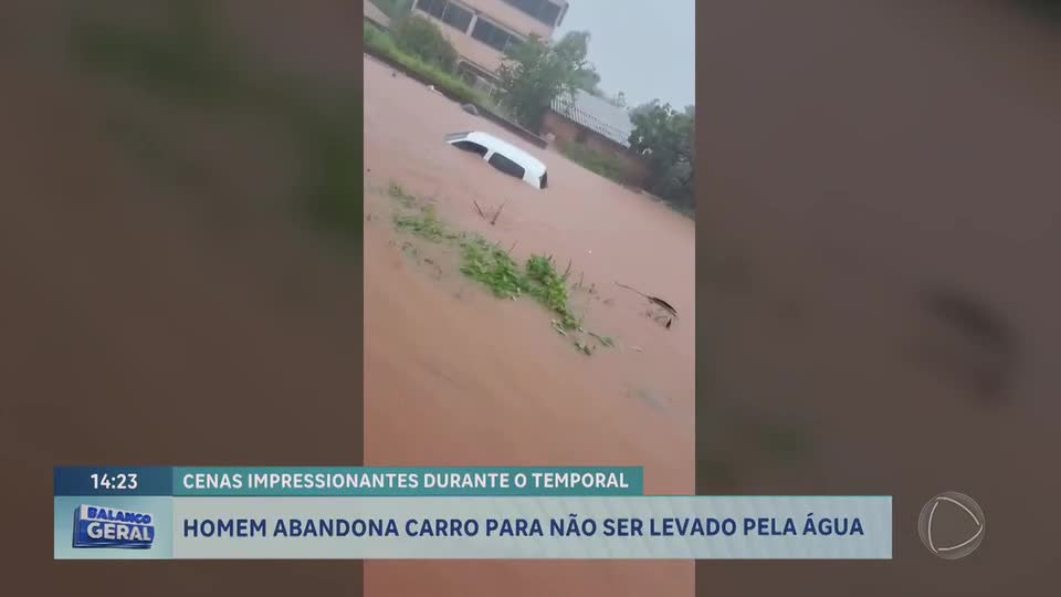 Alagamentos em Águas Lindas (GO) provocam prejuízos a motoristas e comerciantes