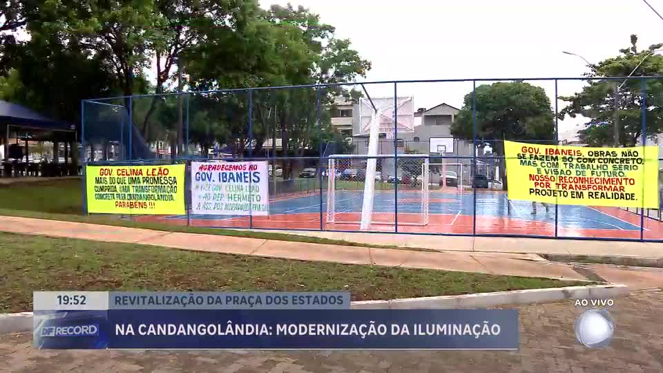 Praça dos Estados na Candangolândia (DF) é revitalizada