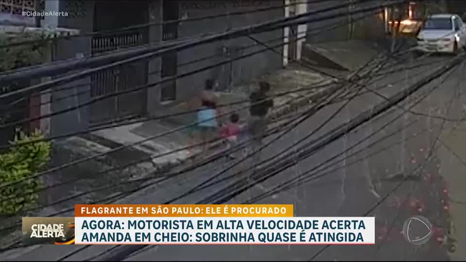 Motorista em alta velocidade atropela mulher e foge em seguida no ABC paulista