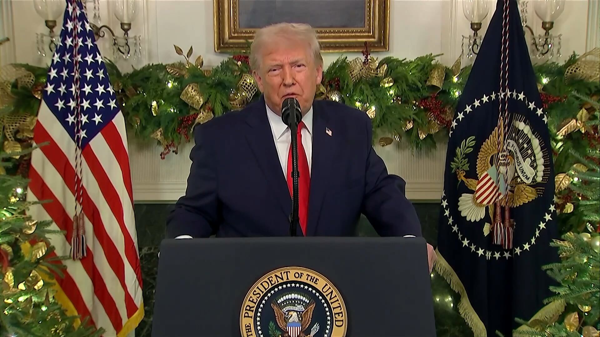 Donald Trump faz balanço do primeiro ano de governo