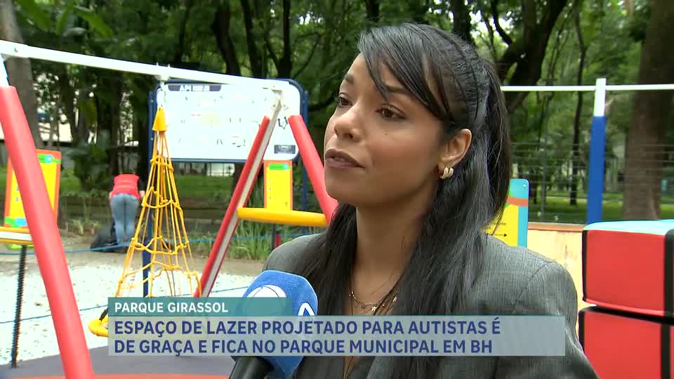 Parque Girassol é inaugurado para crianças com autismo em BH
