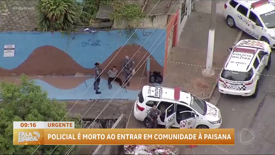 Policial militar é morto ao entrar em comunidade de São Paulo