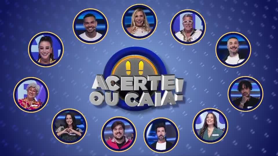 11 convidados vão encarar o desafio pelo prêmio de R$ 300 mil no Acerte ou Caia! neste domingo (21)