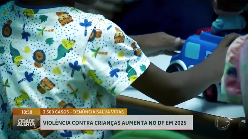 Violência contra crianças e adolescentes no DF chega a 3.560 casos e cresce 26% em 2025