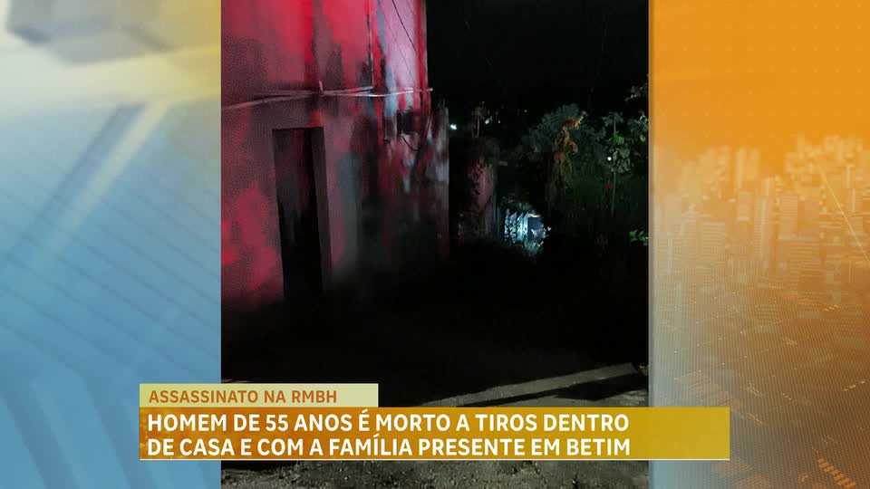 Homem é morto à tiros dentro da própria casa em Betim (MG)