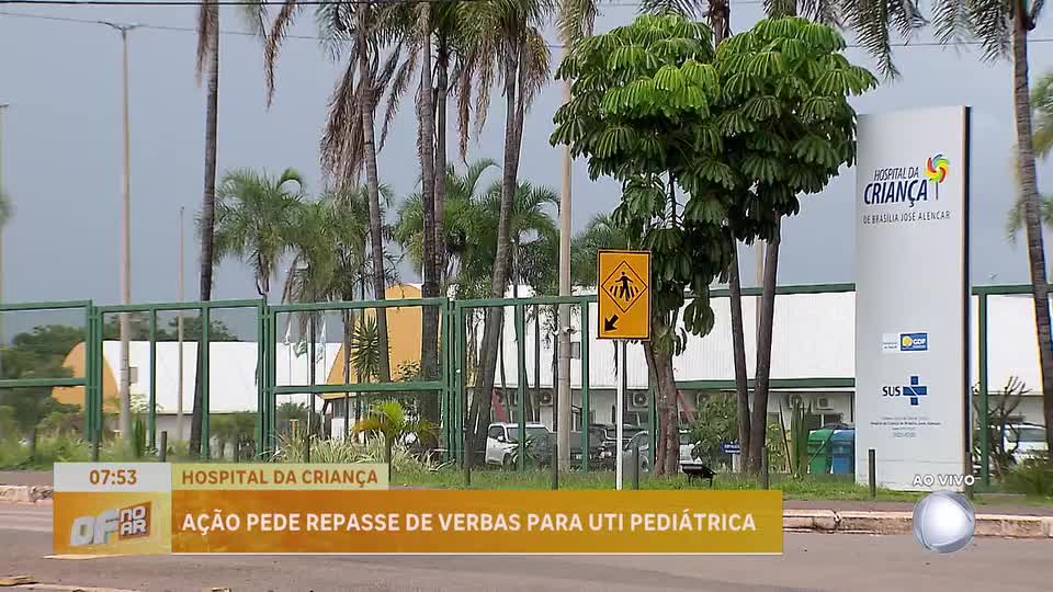 MPDFT aciona justiça para evitar redução de leitos de UTI pediátricos no Hospital da Criança
