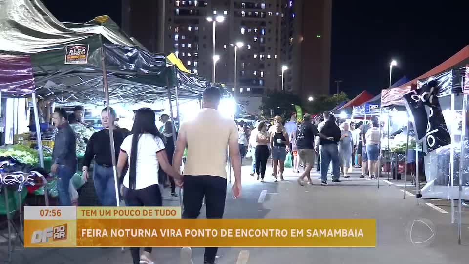 Feira Noturna vira ponto de encontro em Samambaia (DF)