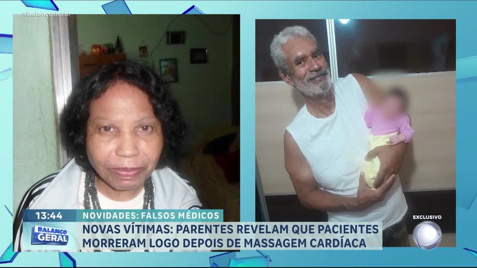 Parentes revelam que pacientes morreram após receberem massagens cardíacas de falsos médicos em SP