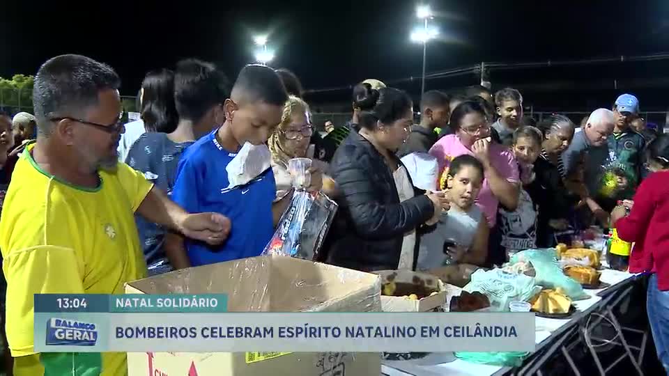 CBMDF realiza Natal Solidário com entrega de brinquedos e cestas em Ceilândia