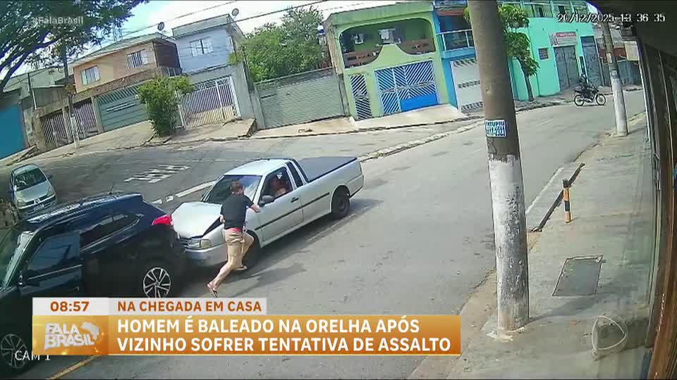 Homem é baleado em tentativa de assalto a vizinho em Osasco, Grande SP