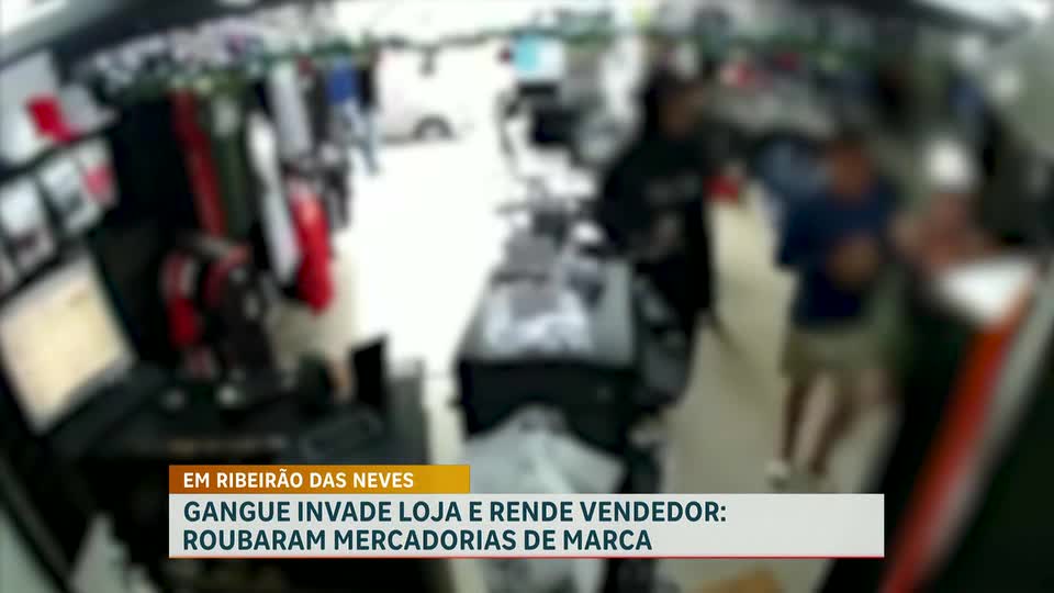 Polícia investiga assalto à loja de roupas em Justinópolis (MG)