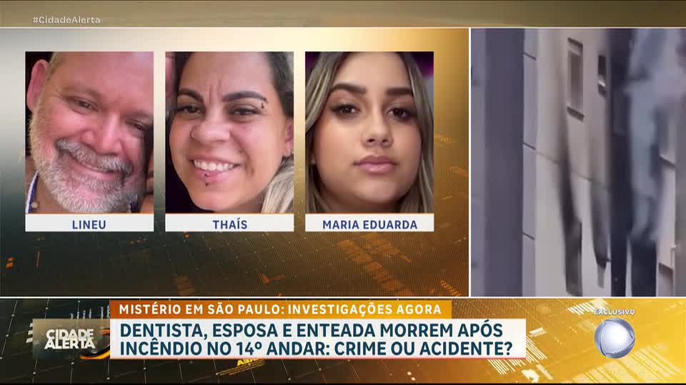 Polícia investiga se incêndio que matou família no interior de São Paulo foi criminoso