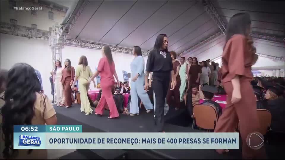 Projeto Universal nos Presídios realiza formatura de 400 detentas em cursos profissionalizantes