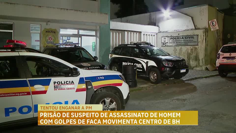 Suspeito de matar homem de 46 anos é preso em Belo Horizonte