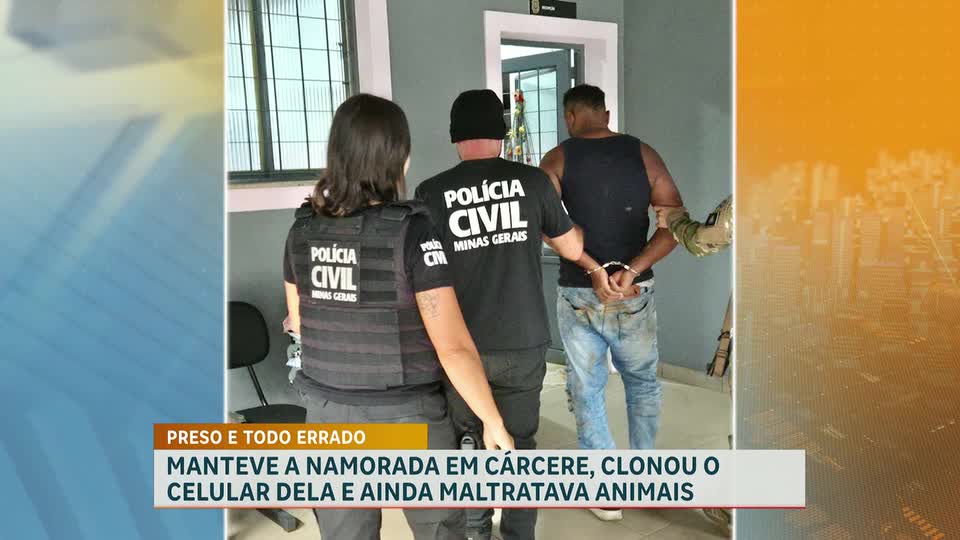 Homem é preso por crimes sexuais contra a namorada e maus-tratos contra animais em Juatuba (MG)
