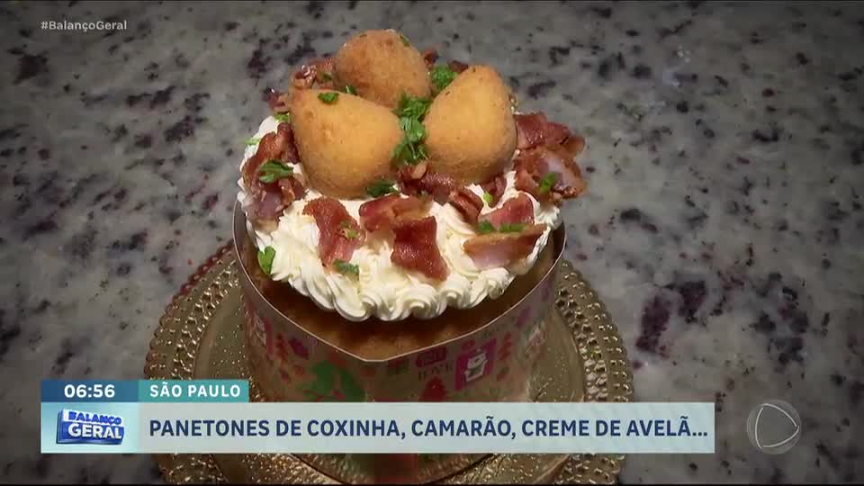 Já provou o coxitone? coxinha em formato de panetone faz sucesso em São Paulo