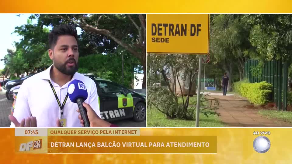 Balcão virtual do Detran-DF amplia atendimento on-line e reúne 18 serviços ao cidadão
