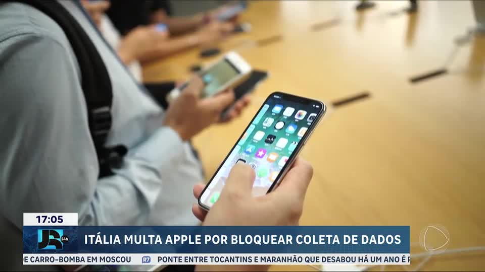 Itália multa Apple por bloquear coleta de dados