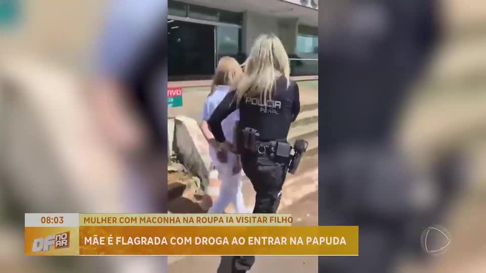 Mulher de 61 anos é presa ao tentar entrar na Papuda com drogas durante visita
